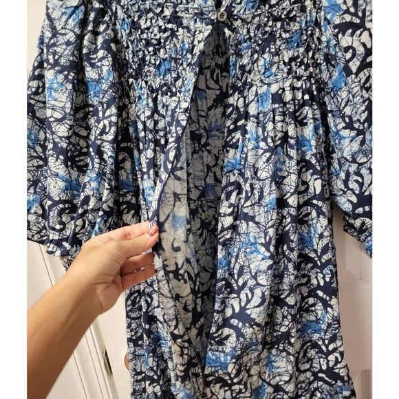 Anthropology/ Love The Label Andrea puff Sleeve Mini Dress M - Picture 10 of 12